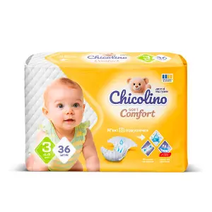 Підгузки для дітей CHICOLINO (Чиколіно) Soft Comfort (Софт Комфорт) 3 від 4 до 9 кг 36 шт Підгузки для дітей CHICOLINO (Чиколіно) Soft Comfort (Софт Комфорт) 3 від 4 до 9 кг 36 шт