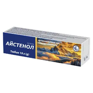 Айстенол офтальмологічний гель з декспантенолом 5% тюбик 10 г Айстенол офтальмологічний гель з декспантенолом 5% тюбик 10 г