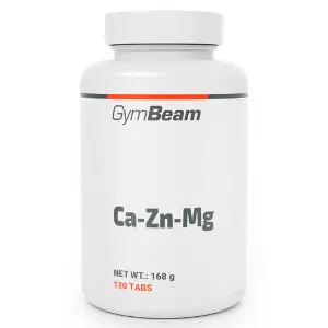 Ca-Zn-Mg GYMBEAM (Джимбім) Кальцій-Цинк-Магній дієтична добавка таблетки банка 120 шт Ca-Zn-Mg GYMBEAM (Джимбім) Кальцій-Цинк-Магній дієтична добавка таблетки банка 120 шт