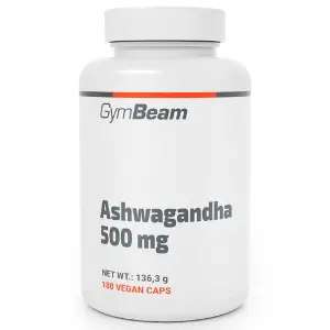 Ашваганда GYMBEAM (Джимбим) диетическая добавка капсулы банка 180 шт Ашваганда GYMBEAM (Джимбим) диетическая добавка капсулы банка 180 шт