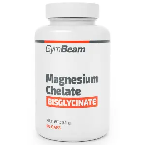 Магній хелат (бісгліцинат) GYMBEAM (Джимбім) дієтична добавка капсули банка 90 шт Магній хелат (бісгліцинат) GYMBEAM (Джимбім) дієтична добавка капсули банка 90 шт