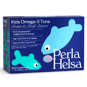 Кідс Омега-3 ДГК PERLA HELSA (Перла Хелса) з DHA-формулою капсули банка 120 шт Кідс Омега-3 ДГК PERLA HELSA (Перла Хелса) з DHA-формулою капсули банка 120 шт