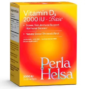 Вітамін D3 PERLA HELSA (Перла Хелса) капсули по 2000 МО банка 60 шт Вітамін D3 PERLA HELSA (Перла Хелса) капсули по 2000 МО банка 60 шт