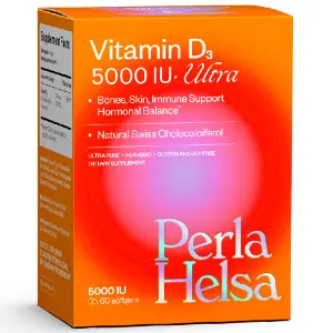 Вітамін D3 PERLA HELSA (Перла Хелса) капсули по 5000 МО банка 60 шт Вітамін D3 PERLA HELSA (Перла Хелса) капсули по 5000 МО банка 60 шт