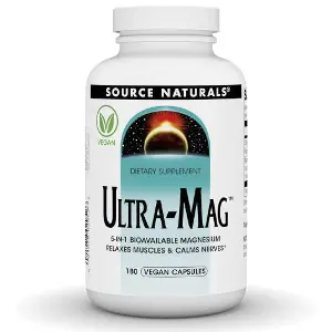Ультра-маг SOURCE NATURALS (Сорс Нейчералс) Ultra-Mag капсули флакон 180 шт Ультра-маг SOURCE NATURALS (Сорс Нейчералс) Ultra-Mag капсули флакон 180 шт