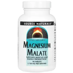 Магнію малат SOURCE NATURALS (Сорс Нейчералс) Magnesium Malate 1250 мг таблетки флакон 90 шт Магнію малат SOURCE NATURALS (Сорс Нейчералс) Magnesium Malate 1250 мг таблетки флакон 90 шт