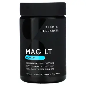 Магний L-треонат SPORTS RESEARCH (Спортс Ресеарч) Magnesium L-Threonate 2000 mg капсулы флакон 90 шт Магний L-треонат SPORTS RESEARCH (Спортс Ресеарч) Magnesium L-Threonate 2000 mg капсулы флакон 90 шт
