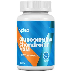 Глюкозамін хондроїтин МСМ VPLAB (ВПЛаб) Glucosomine Chondroitin MSM таблетки флакон 90 шт Глюкозамін хондроїтин МСМ VPLAB (ВПЛаб) Glucosomine Chondroitin MSM таблетки флакон 90 шт