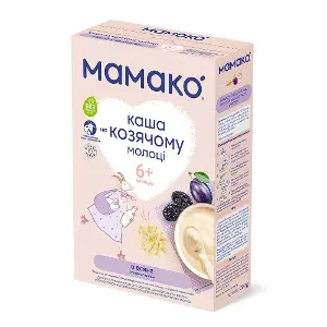Каша Мамако вівсяна з чорносливом на козячому молоці 200г Каша Мамако вівсяна з чорносливом на козячому молоці 200г