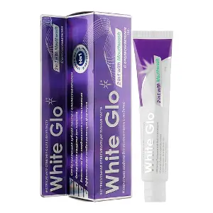 Зубная паста White Glo отбеливающая 2в1 с ополискувачем 100г Зубная паста White Glo отбеливающая 2в1 с ополискувачем 100г