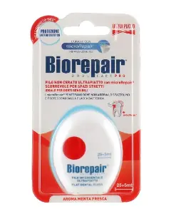 Зубна нитка-флосс BIOREPAIR що розширюється Позбавлення чутливості РСА 30м Зубна нитка-флосс BIOREPAIR що розширюється Позбавлення чутливості РСА 30м