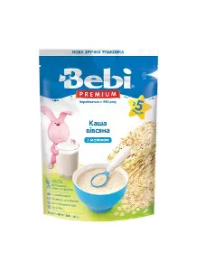 Каша Bebi Преміум молочна Вівсяна з 5 міс 200г Каша Bebi Преміум молочна Вівсяна з 5 міс 200г