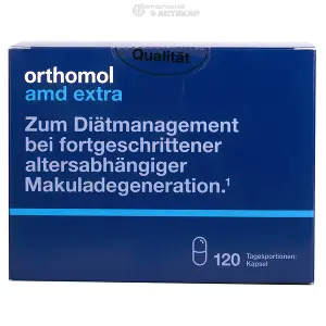 Orthomol AMD Extra 120 капсул ( для людей похилого возраста) Orthomol AMD Extra 120 капсул ( для людей похилого возраста)