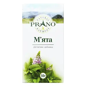 Фіточай Prano М'яти листя 50 г (Україна) Фіточай Prano М'яти листя 50 г (Україна)