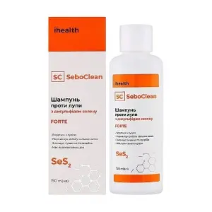 Шампунь Ihealth SeboClean Forte против перхоти с дисульфидом селену 150 мл Шампунь Ihealth SeboClean Forte против перхоти с дисульфидом селену 150 мл