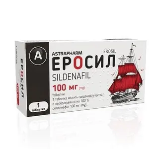 Еросіл-Астрафарм табл. 100мг №1 ТМ Tabula Vita Еросіл-Астрафарм табл. 100мг №1 ТМ Tabula Vita