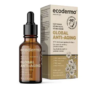 Сироватка Ecoderma д/облич. антивік.з олією камелії та екстр. індійської генціани 30мл Сироватка Ecoderma д/облич. антивік.з олією камелії та екстр. індійської генціани 30мл