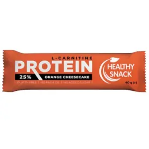Батончик протеиновый 25% Healthy Snack из карнитином, апелс. чизк. глаз. 40г Батончик протеиновый 25% Healthy Snack из карнитином, апелс. чизк. глаз. 40г