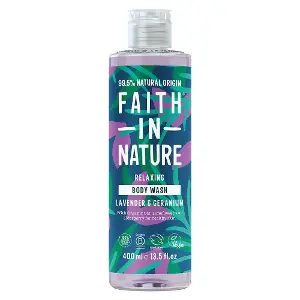 Гель для душа Faith in Nature натуральный с лавандой и геранью 400мл Гель для душа Faith in Nature натуральный с лавандой и геранью 400мл