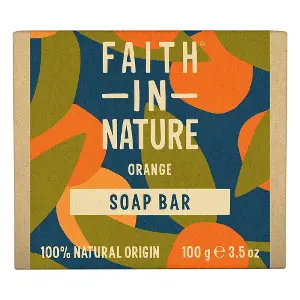 Мыло Faith in Nature твёрдое натуральне с апельсином 100г Мыло Faith in Nature твёрдое натуральне с апельсином 100г