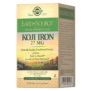 Солгар (Solgar) Залізо Коджі Koji Iron 27мг капс. №30 Солгар (Solgar) Залізо Коджі Koji Iron 27мг капс. №30