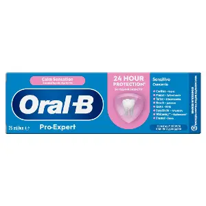 Зубна паста ORAL-B Pro Expert Wrazliwe zeby Sensitive Делікатне очищення 75мл Зубна паста ORAL-B Pro Expert Wrazliwe zeby Sensitive Делікатне очищення 75мл