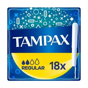 Тампоны Tampax Regular с аппликатором №18 Тампоны Tampax Regular с аппликатором №18