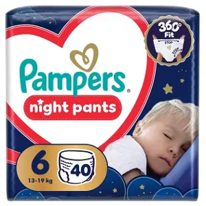 Підгузки-трусики Pampers Pant Night Гігант (15+ кг) Джамбо 40шт №1 Підгузки-трусики Pampers Pant Night Гігант (15+ кг) Джамбо 40шт №1