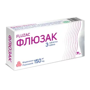 Флюзак таблетки 150 мг №3 Флюзак таблетки 150 мг №3