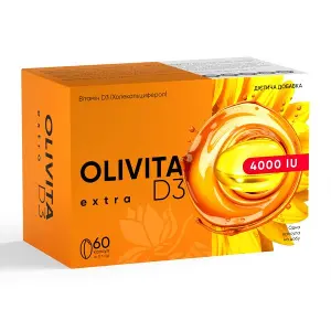 Оливита Экстра Д3 4000 капсулы №60 Оливита Экстра Д3 4000 капсулы №60