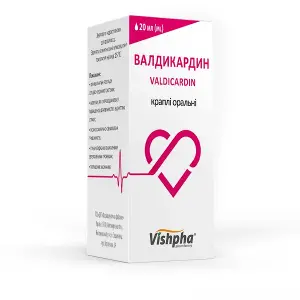 Валдикардин капли оральные флакон 20 мл Валдикардин капли оральные флакон 20 мл