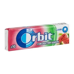 ЖЕВАТЕЛЬНАЯ РЕЗИНКА ORBIT СОЧНЫЙ АРБУЗ 14Г ЖЕВАТЕЛЬНАЯ РЕЗИНКА ORBIT СОЧНЫЙ АРБУЗ 14Г