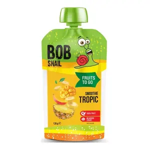 ДЕТСКОЕ ПЮРЕ BOB SNAIL УЛИТКА БОБ СМУЗИ БАНАН АНАНАС МАНГО 120 Г ДЕТСКОЕ ПЮРЕ BOB SNAIL УЛИТКА БОБ СМУЗИ БАНАН АНАНАС МАНГО 120 Г