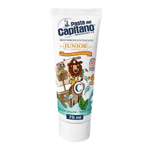 ДЕТСКАЯ ЗУБНАЯ ПАСТА PASTA DEL CAPITANO СО ВКУСОМ МЯТЫ 75 МЛ ДЕТСКАЯ ЗУБНАЯ ПАСТА PASTA DEL CAPITANO СО ВКУСОМ МЯТЫ 75 МЛ
