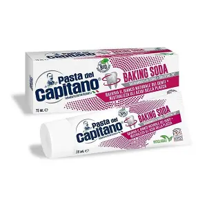 ЗУБНАЯ ПАСТА PASTA DEL CAPITANO BAKING SODA СОДА ОТБЕЛИВАЮЩАЯ 75 МЛ ЗУБНАЯ ПАСТА PASTA DEL CAPITANO BAKING SODA СОДА ОТБЕЛИВАЮЩАЯ 75 МЛ