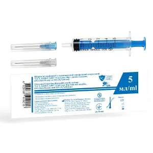 ШПРИЦ 5 МЛ 3-Х КОМПОНЕНТНЫЙ LC LASER CARE LUER SLIP С 2-МЯ ИГЛАМИ 23G(0,6Х30ММ)И 22G(0,7Х40ММ) №1 ШПРИЦ 5 МЛ 3-Х КОМПОНЕНТНЫЙ LC LASER CARE LUER SLIP С 2-МЯ ИГЛАМИ 23G(0,6Х30ММ)И 22G(0,7Х40ММ) №1