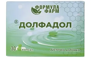 Долфадол капсули 3 блістери по 10 шт Долфадол капсули 3 блістери по 10 шт