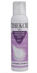 Гінексид 45+ гінекологічна очищувальна пінка, 150 мл Гінексид 45+ гінекологічна очищувальна пінка, 150 мл