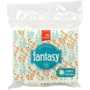 Ватні палички Beauty Fantasy косметичні поліет. №100 Ватні палички Beauty Fantasy косметичні поліет. №100