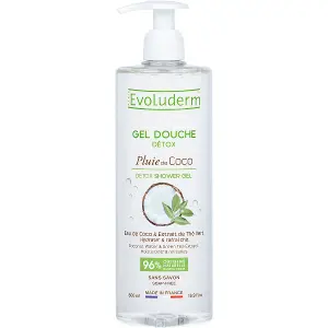 Гель Evoluderm (Еволюдерм) д/душу детокс з водою кокоса 500 мл Гель Evoluderm (Еволюдерм) д/душу детокс з водою кокоса 500 мл