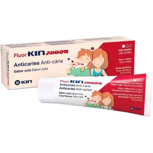 Зубна паста Kin (Кін) Fluor Junior дитяча (6-12 років) проти карієсу кока-кола 75 мл Зубна паста Kin (Кін) Fluor Junior дитяча (6-12 років) проти карієсу кока-кола 75 мл