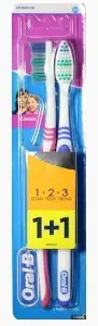 Зубна щітка Oral-B (Орал-Бі) Класік 40 середня жорст. х2 Зубна щітка Oral-B (Орал-Бі) Класік 40 середня жорст. х2