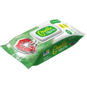 Серветки вологі ТМ Gentle touch (Джентл тач ) антибактервальні № 72 Серветки вологі ТМ Gentle touch (Джентл тач ) антибактервальні № 72