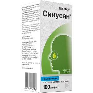 Синусан орал. кр. 100 мл Синусан орал. кр. 100 мл