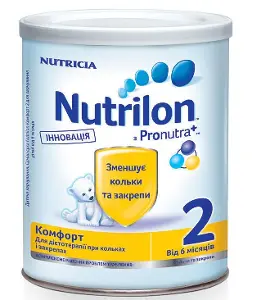 Суміш молочна Nutrilon (Нутрілон) Комфорт 2 з 6 до 12 міс.400г Суміш молочна Nutrilon (Нутрілон) Комфорт 2 з 6 до 12 міс.400г