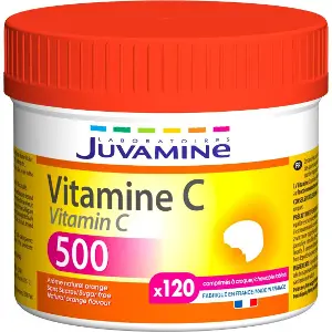 Дієтична добавка Juvamine (Жувамін) Вітамін C 500 з підсолоджувачем, жувальні табл. №120 Дієтична добавка Juvamine (Жувамін) Вітамін C 500 з підсолоджувачем, жувальні табл. №120
