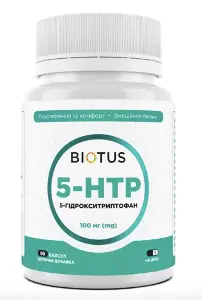 5-гідрокситриптофан (5-HTP) BIOTUS капс. №60 5-гідрокситриптофан (5-HTP) BIOTUS капс. №60