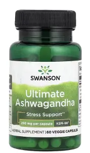 Екстракт кореня Ашваганди Swanson Ashwagandha Ultimate KSM-66 250 мг 60 капс Екстракт кореня Ашваганди Swanson Ashwagandha Ultimate KSM-66 250 мг 60 капс