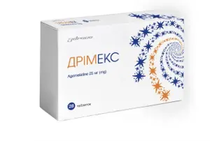 Дримекс табл. 25 мг №28 Дримекс табл. 25 мг №28