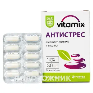 Витамикс антистрес капс. №30 Баум Фарм Витамикс антистрес капс. №30 Баум Фарм